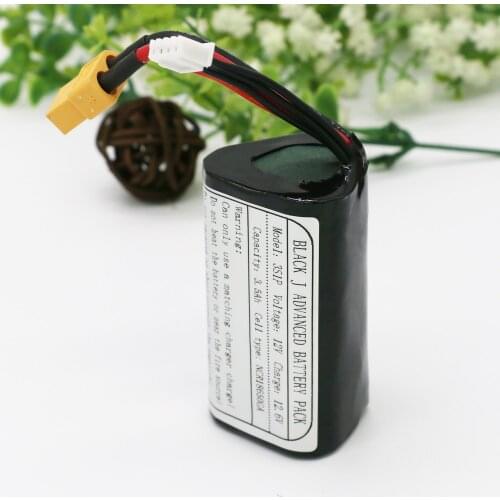KLUOSI UAV Rechargeable 12VLi-ion Battery Pack 11.1V /12.6V 3.5Ah 3S1P Use Single Cell NCR18650GA Combination for Various Drone