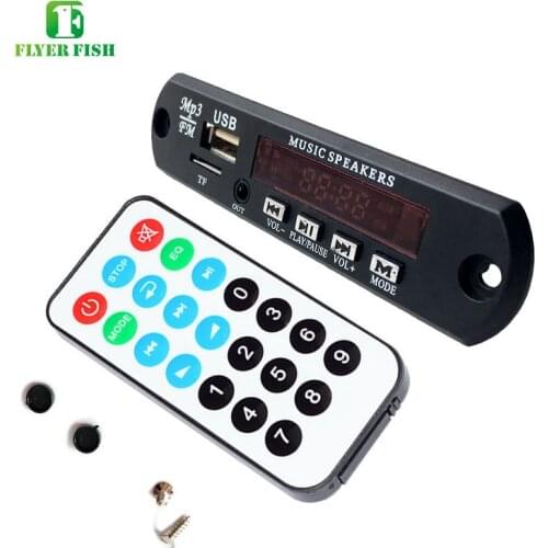 Bluetooth 4.2 Audio MP3 Decoder Module Board DAC APE WMA WAV FLA Audio Decoding USB Sound FM 3.5mm Headphone out FM CALLS FREE