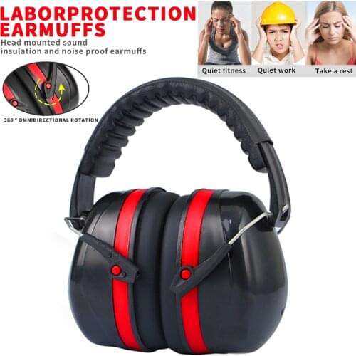 Adults Folding Ear Defenders Noise Reduction Soundproofing Ear Muffs Adjustable Protectors Hearing Security Ear Covers