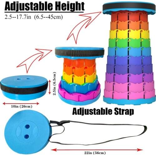 Telescopic stool Shrink Cadeiras Outdoor chair Silla plegable Camping chair Sillas plegables Taburete Fishing chair Silla playa