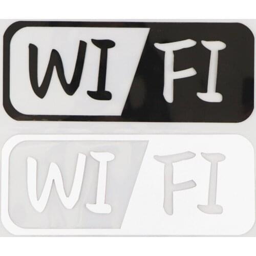 16.2X6.3CM WIFI Funny Cartoon Word Decor Vinyl Decal Tips For Car Stickers