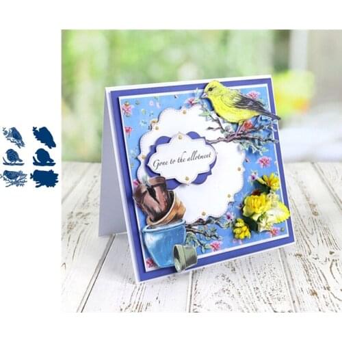 Sparrow Cutting Dies Scrapbook Dariy Decoration Stencil Embossing Template DIY Greeting Card Handmade