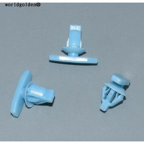 Worldgolden 100pcs fasteners Front Door Weather-Strip Clip for HONDA#90651-TP8-003(90651TP8003)