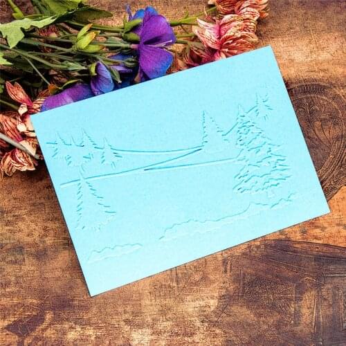 10.5*14.8CM Easter Wood Plastic Pine Template Craft Card Making Paper Card Album Wedding Decoration Embossing Folders