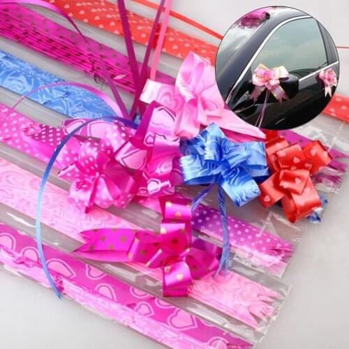 10 Pcs Gift Wrap Pull Bows Flower Present Package Wedding Birthday Party Decor GQ