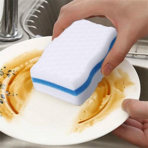 20pcs/lot composite Sponge Magic Sponge Eraser Duster Wipes Cleaner for Kitchen Office Bathroom Cleaning Sponge hot