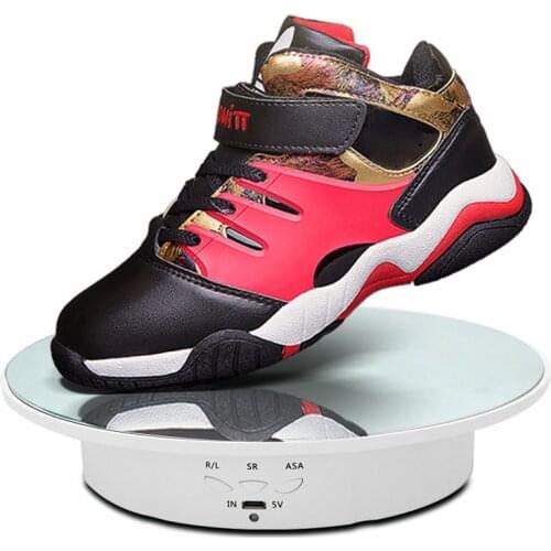 20CM Intelligent Electric Turntable Item Display Stand 360° Multi-angle Slient Rotation Display Photography Exhibition Props 8KG