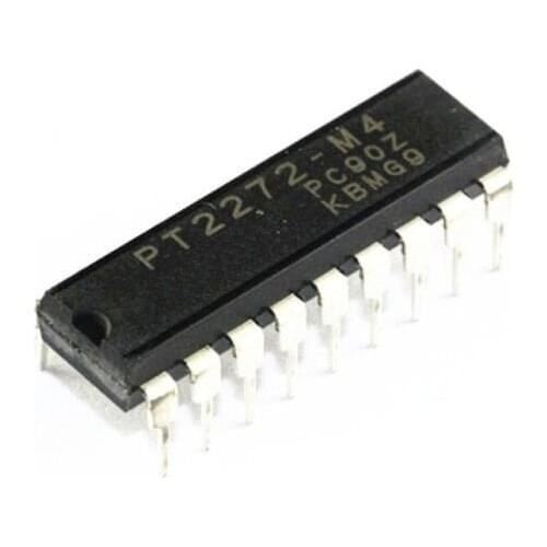 5PCS PT2272 PT2272-M4 DIP-18 Remote Control Decoder IC New