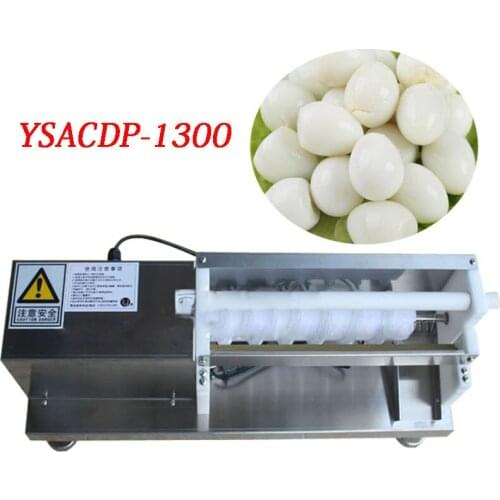 YSACDP-1300 High-efficiency Design Automatic Shelling Machine Quail Egg Shelling Machine Peeling Hulling Machine Car Bombing
