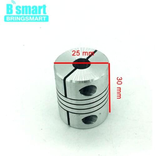 Bringsmart 4mm 6mm 8mm Gear Motor Shaft Coupling Screwed Coupling Round Shape Shaft Diameter Mini Tool For DIY Parts Car Motor