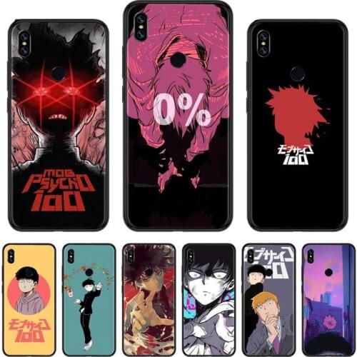 Mob psycho 100 Shigeo Kageyama Phone Case For Xiaomi Redmi 7 8 9t a3 9se k20 mi8 max3 lite 9 note 9s 10 pro