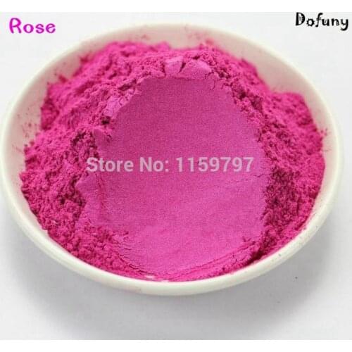 Rose color paint pigment powder,pearlescent effect powder,makeup DIY eyeshadow powder,soap dye powder