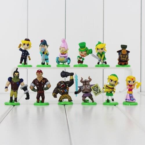 4-6cm 12Pcs/Lot Gashapon PVC Action Figure Collection Model Toys Doll Great Gift for Kids