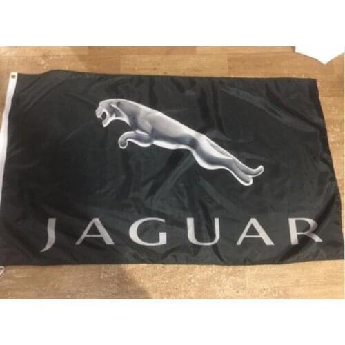 Car Flagsjaguar flag flag 90x150 CM flag 100 polyester jaguar banner 3x5ft shpping free