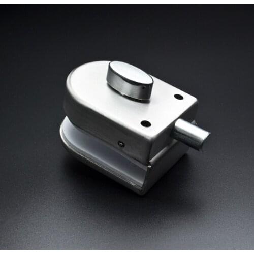 Hardware 45mm*65mm Glass Interior Door Lock Keyless Stainless Simple Helpful Window Locks Shaft Latch Lock