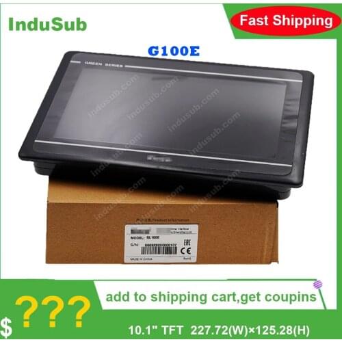 G100E Original HMI Touch Screen 10.1" TFT 1024×600 px Ethernet 1 USB Host new Human Machine Interface