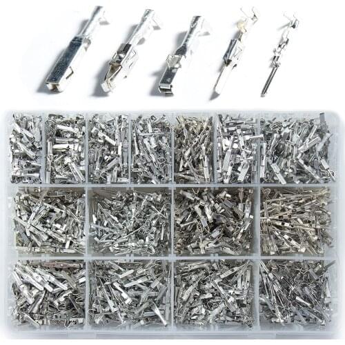 Male Female Auto Crimping Wire Terminal Automotive Connector Crimp Car Electrical Pins Non-Insulated Plug FCI/TE/Tyco/AMP/Boschs