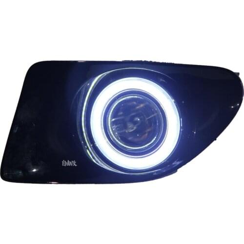 Eosuns Innovative Cob Angel Eye Led Daytime Running Light Drl + Halo Fog Light + Projector Lens for Lexus Rx350 Rx270 2009-2012