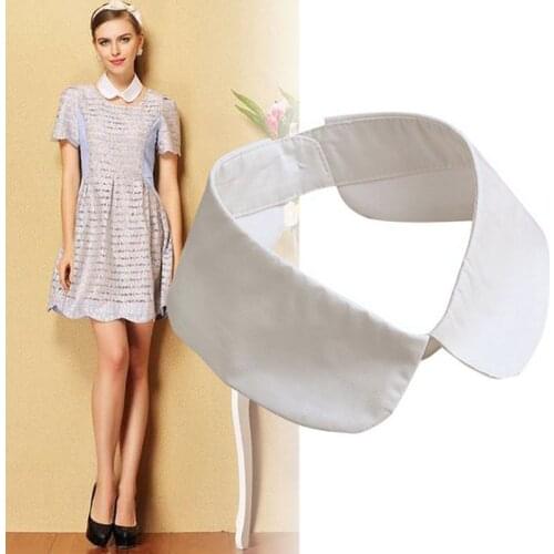 Classic Collar Shirt Fake Collar Tie Vintage Detachable Collar False Collar Lapel Blouse Top Women/Men Clothes Accessories