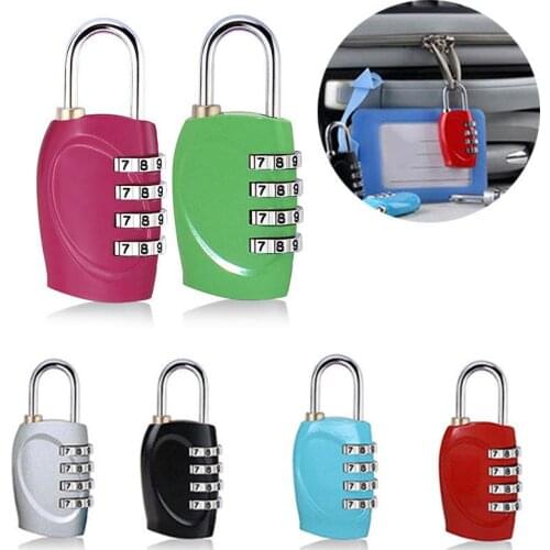 US304 4 Dial Digit Password Lock Combination Suitcase Luggage Metal Code Password Lock Padlock