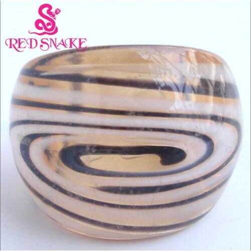 RED SNAKE Brand Fashion Ring Handmade Murano Glass Multifarious Rings RSMG0000#45