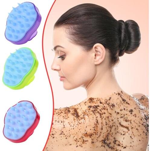 Multi-function Scalp Body Massage Brush Promote Circulation Blood Safety Non Toxicity Washing Comb Shampoo Shower Brush