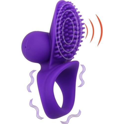 Cock Rings Vibrating Penis Ring Silicone Sex Toys For Male Couples Male Masturbation Clitoral Stimulators Vibrator