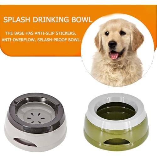 NEW Anti-Skid Sticker Anti-Overflow and Splash Cat Dog Drinking Bowl Portable Travel Puppy Drink Water Feeder Pet Supplies