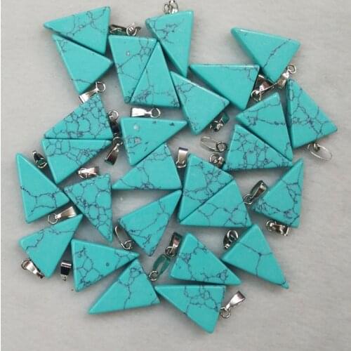 Wholesale 50pcs/lot 2016 fashion good quality triangle shape charms pendants fit necklace making free shipping
