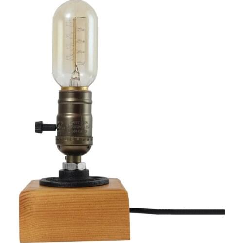 Retro Gift Bar Led Desk Lamp Cafe Industrial Wind Studio Bedside Simple Water Tube Table Lamp Children Table Lamps