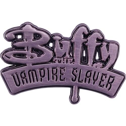 Show your support for everyones favourite vampire slayer with this Buffy inspired enamel pin