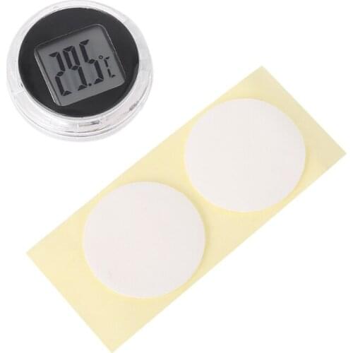 Motorcycle Thermometer Clock Durable Practical Motorbike Interior Watches