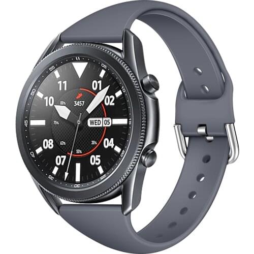 22mm 20mm Slim Silicone Watchbands For Samsung Galaxy Watch 3 45mm 41mm Active 2 Band For Huawei Watch GT 2 Amazfit GTR 2 Strap