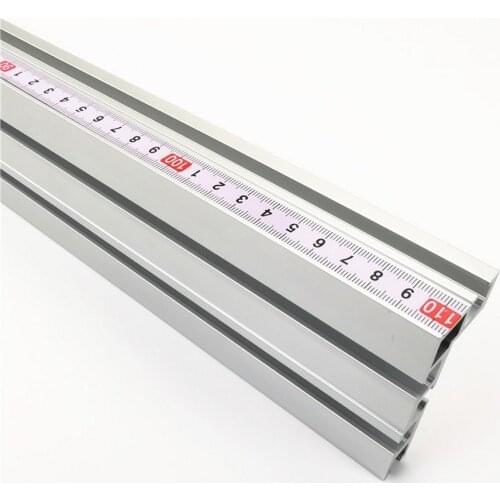 600mm T-Slot Aluminium Woodworking Backer Table For Woodworking workbench DIY modification for Fence 75mm height with T-tracks