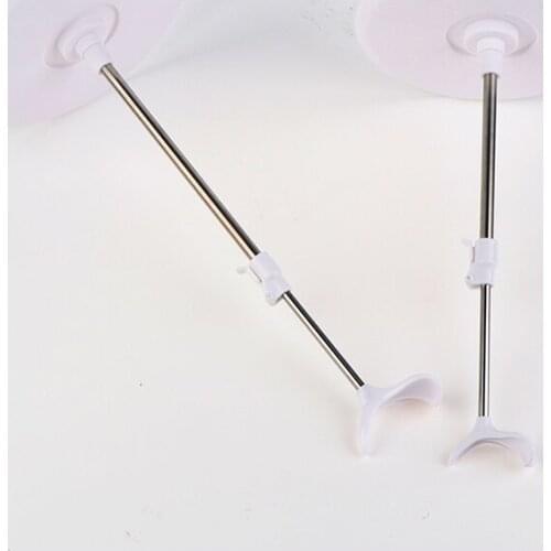 Universal 36/42/48/60cm Dolls Stainless Steel Display Adjustable Stand Holder for Dolls Accessories Kids Toy Gifts