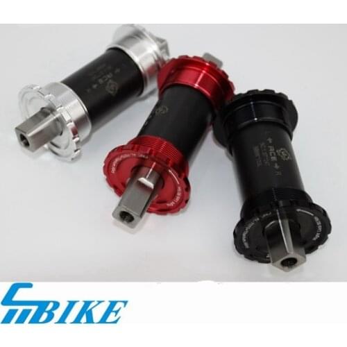 Bicycle middle axle titanium bottom brackets for brompton folding bike 103/107/110/113/119mm titanium shaft 3 colors