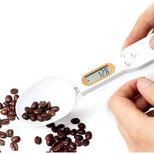 1Pcs New 500g Kitchen Digital Spoon Scale Electronic LCD Display Gram Food Measuring Scale Cooking Baking Accessories Party Gift