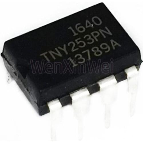 10PCS/LOT TNY253PN DIP-7 TNY253P DIP7 Power Management Chip IC