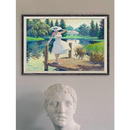 351 Vintage Beautiful Pin-up Girl Classic Picture Custom Silk Poster Home Deco Wall Art Christmas Gift