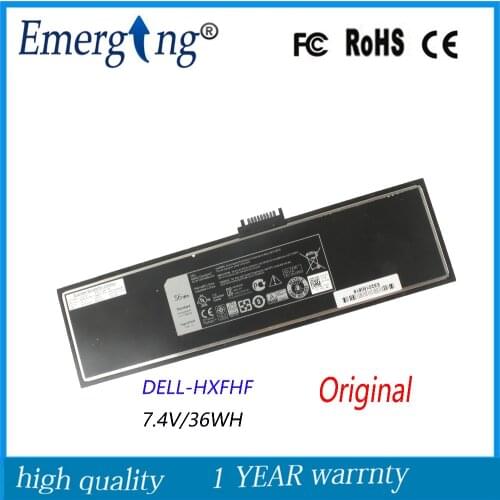 7.4v 36Wh Original New High Laptop Battery for DELL Venue 11 Pro (7130) HXFHF