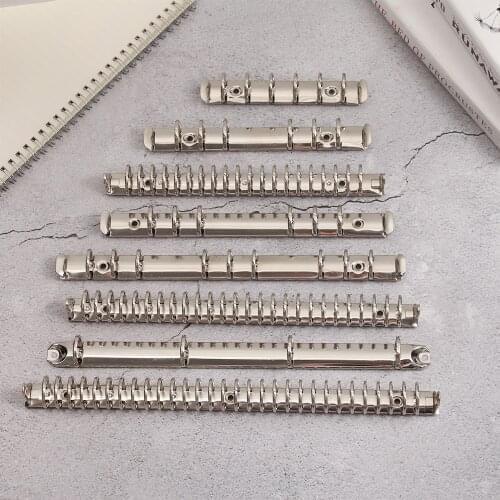 1 PC New A4/B5/A5/A6/A7 Metal Binder Clip DIY Spiral Rings Loose-leaf File Folder Clip Notebook Accessories Stationery