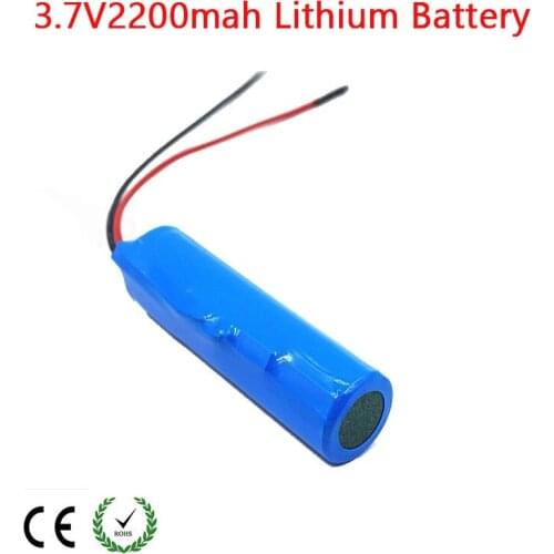 2pcs/3.7V 2200m Batttery Pack 18650 2.2Ah Rechargeable For Portable Charger/Loudspeakers/Light/Bluetooth