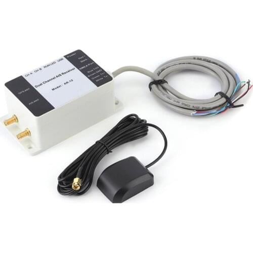 AR-12 Dual Channel AIS Receiver GPS USB Yacht Steamship NMEA Port Navigator Marine Boat Electronics Receiver Accessory