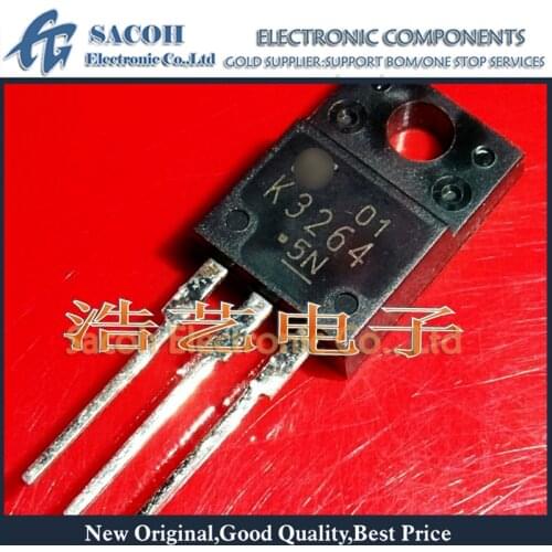 Free Shipping 10Pcs 2SK3264 2SK3262 2SK3265 TO-220F 7A 800V Power MOSFET
