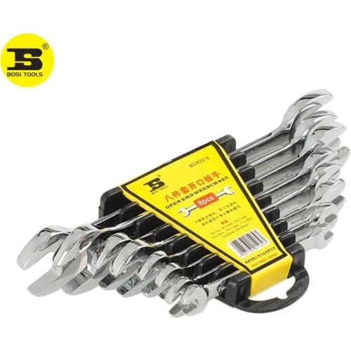 BOSI 8PC Open End Wrench Set