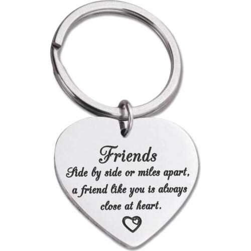 Friendship Gift for Women Best Friend Key chain for Teen Girls Birthday Relationship Gifts for Best Friend Sisters Besties BFF