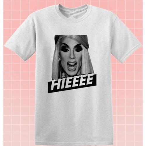 Alaska Hieeee T-Shirt Rupaul Drag Race Thunderfuck Lgbt Gay Pride Slogan Tee Short-Sleeved Tee Shirt