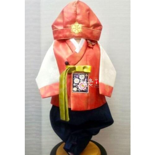 Korean Imported Fabric Boys First Birthday Korean Clothes / Childrens New Korean Clothing Skirts Kids Costume Fashion Belt