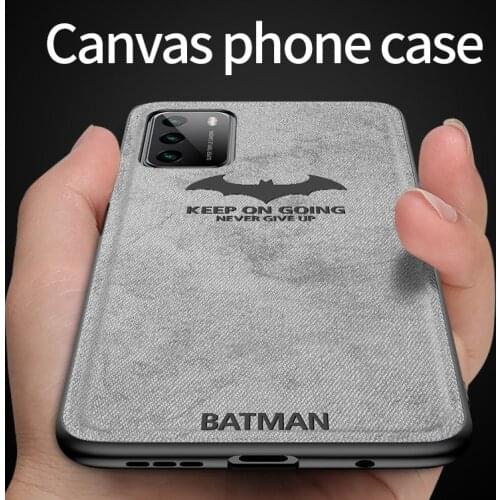 Fashion Magnetic Shockproof Silicone Soft Built-in Magnet Canvas Cloth Deer Phone Case For Xiaomi POCO M3 X3 Back Cover Fundas