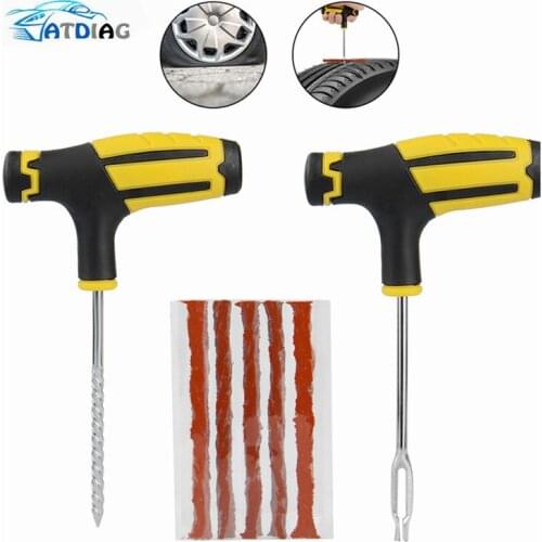 Tyre Repairing Patch Tool Kit Studding Puncture Plug Garage Car Truck Motorcycle Tubeless Wheel Tire Repair Tool